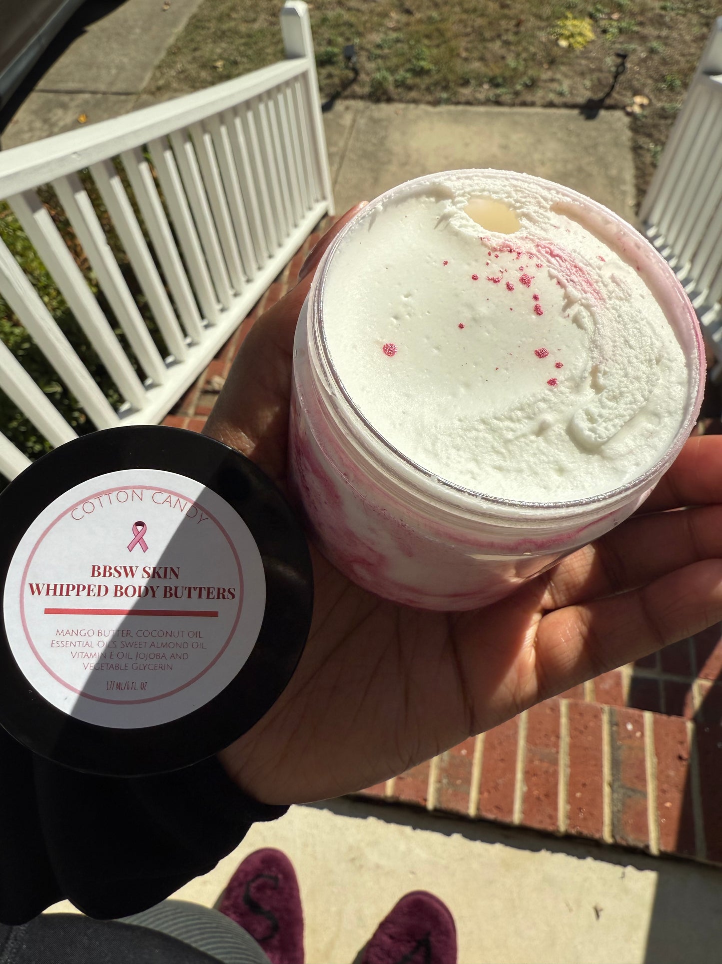 Cotton Candy Shimmer - Whipped Body Butter - Breast Cancer Awareness.