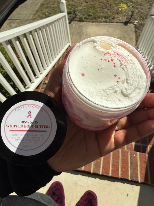 Cotton Candy Shimmer - Whipped Body Butter - Breast Cancer Awareness.